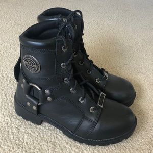 Harley Davidson leather riding boots